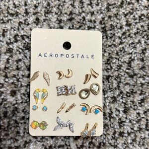 Aeropostale Gold and Silver Earring Collection